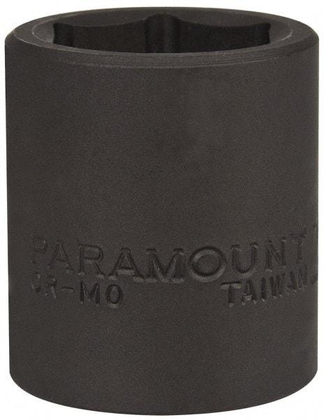 Paramount - 1/2" Drive 23mm Standard Impact Socket - 6 Points, 1-1/2" OAL - Americas Industrial Supply