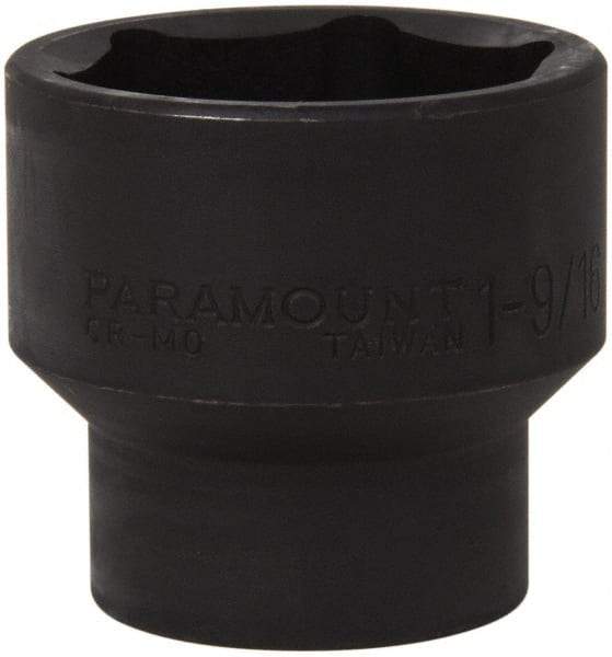 Paramount - 1/2" Drive 1-9/16" Standard Impact Socket - 6 Points, 2" OAL - Americas Industrial Supply