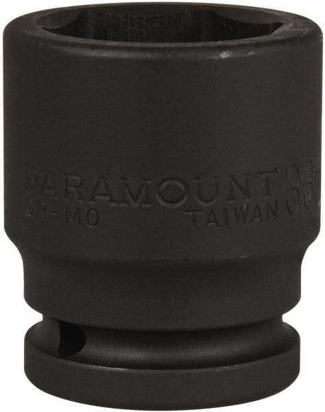 Paramount - 3/4" Drive 33mm Standard Impact Socket - 6 Points, 2-1/4" OAL - Americas Industrial Supply