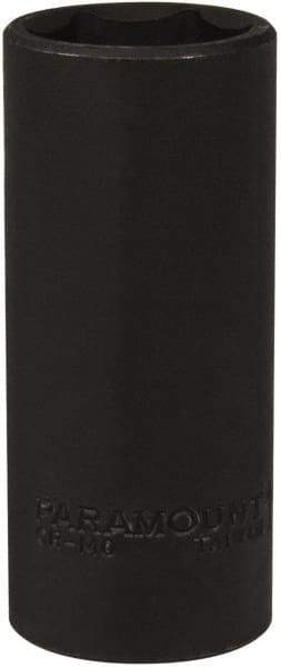 Paramount - 1/2" Drive 1" Deep Impact Socket - 6 Points, 3-1/2" OAL - Americas Industrial Supply