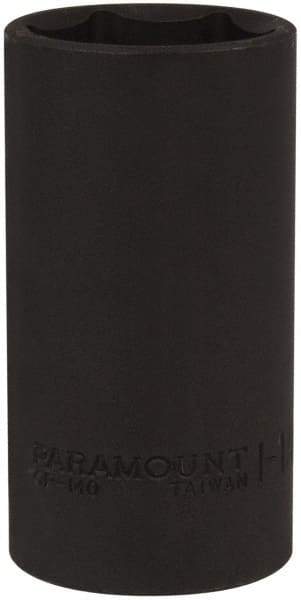 Paramount - 1/2" Drive 1-1/4" Deep Impact Socket - 6 Points, 3-1/2" OAL - Americas Industrial Supply