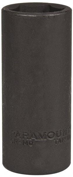 Paramount - 1/2" Drive 23mm Deep Impact Socket - 6 Points, 3-1/2" OAL - Americas Industrial Supply