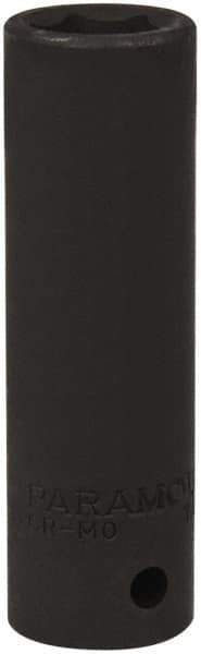 Paramount - 1/2" Drive 15mm Deep Impact Socket - 6 Points, 3-5/64" OAL - Americas Industrial Supply