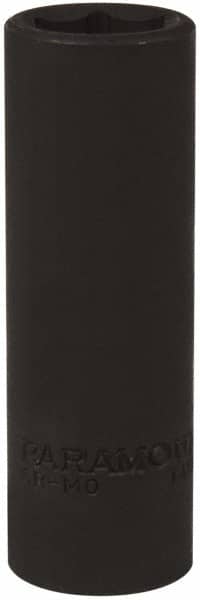 Paramount - 1/2" Drive 17mm Deep Impact Socket - 6 Points, 3-5/64" OAL - Americas Industrial Supply