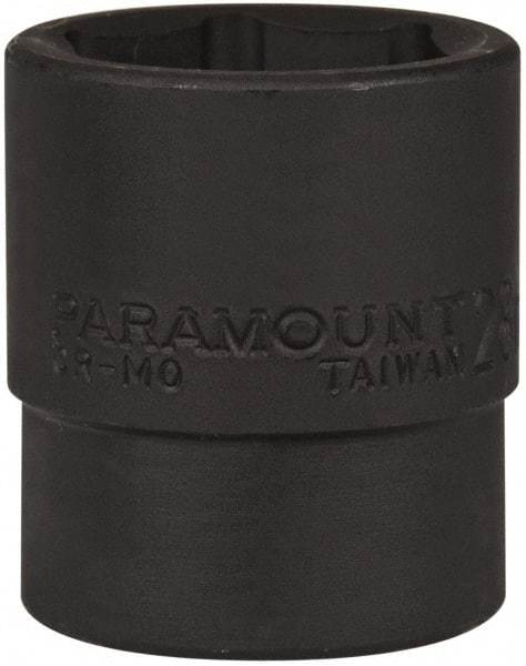 Paramount - 1/2" Drive 28mm Standard Impact Socket - 6 Points, 2" OAL - Americas Industrial Supply