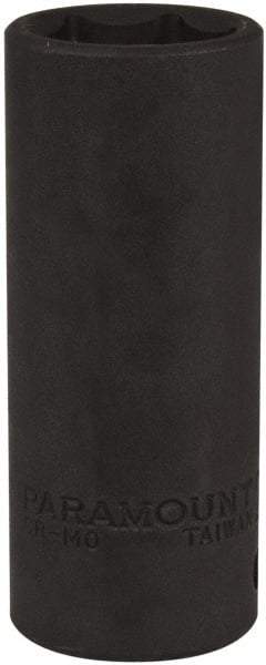 Paramount - 1/2" Drive 22mm Deep Impact Socket - 6 Points, 3-1/2" OAL - Americas Industrial Supply