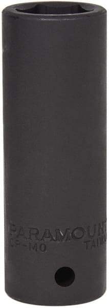 Paramount - 1/2" Drive 18mm Deep Impact Socket - 6 Points, 3-5/64" OAL - Americas Industrial Supply