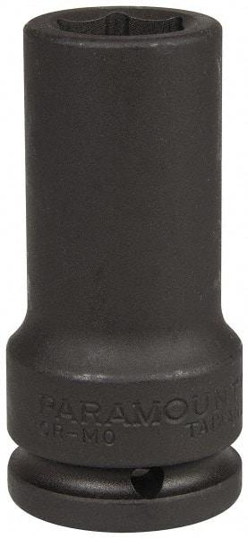 Paramount - 3/4" Drive 22mm Deep Impact Socket - 6 Points, 3-35/64" OAL - Americas Industrial Supply