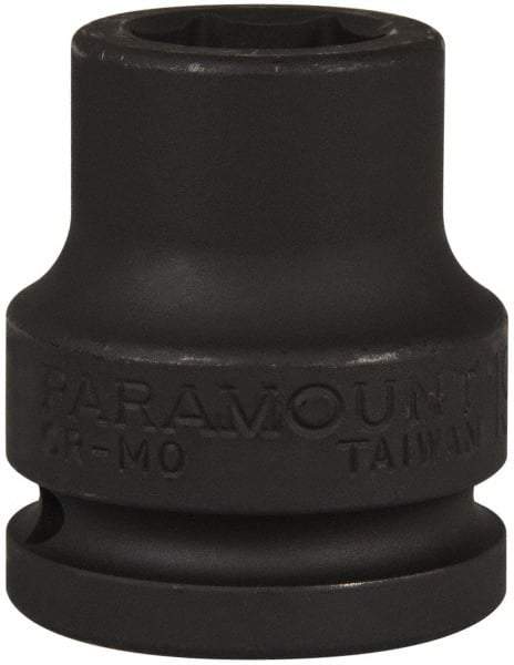 Paramount - 3/4" Drive 19mm Standard Impact Socket - 6 Points, 2" OAL - Americas Industrial Supply