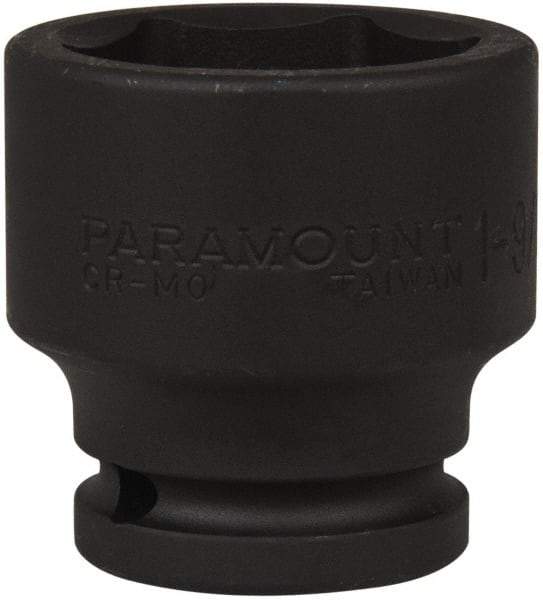 Paramount - 3/4" Drive 1-9/16" Standard Impact Socket - 6 Points, 2-9/32" OAL - Americas Industrial Supply