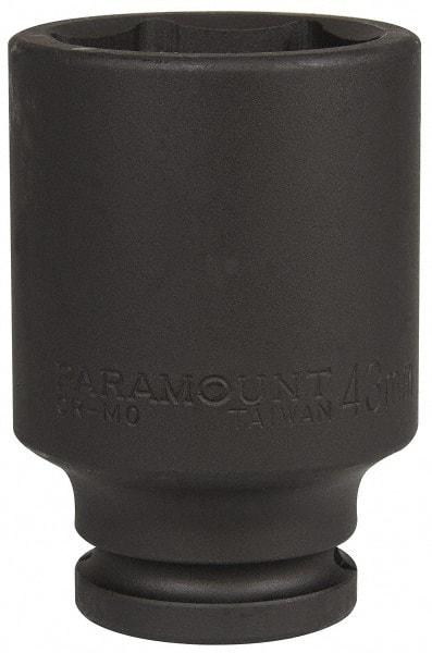 Paramount - 3/4" Drive 43mm Deep Impact Socket - 6 Points, 3-35/64" OAL - Americas Industrial Supply