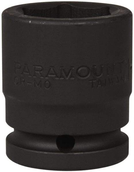 Paramount - 3/4" Drive 1-3/16" Standard Impact Socket - 6 Points, 2-3/32" OAL - Americas Industrial Supply