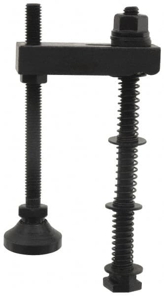 Value Collection - 5/8-11 Tap Size, Steel Strap Clamp Assembly - Swing Clamp, 7/8" Strap Thickness, 1" Travel, 4-1/2" Strap Len, 1-1/2" Strap Width - Americas Industrial Supply