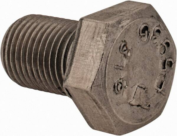 Value Collection - 1/2-20 UNF, 3/4" Length Under Head Hex Head Cap Screw - Fully Threaded, Grade 316 Stainless Steel, Uncoated, 3/4" Hex - Americas Industrial Supply