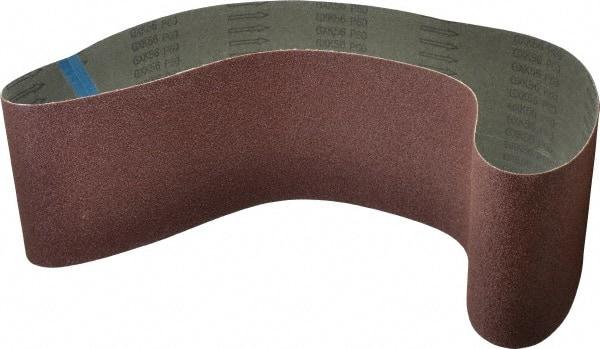 Tru-Maxx - 6" Wide x 54" OAL, 60 Grit, Aluminum Oxide Abrasive Belt - Aluminum Oxide, Medium, Coated - Americas Industrial Supply