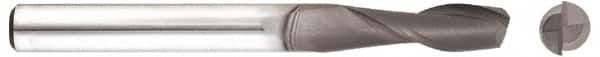 Niagara Cutter - 1/32", 3/32" LOC, 1/8" Shank Diam, 1-1/2" OAL, 2 Flute, Solid Carbide Square End Mill - Single End, Diamond Finish, Spiral Flute, 30° Helix, Centercutting, Right Hand Cut, Right Hand Flute, Series DIA230 - Americas Industrial Supply