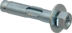Red Head - 3/8" Diam, 3/8" Drill, 1-7/8" OAL, 2-3/4" Min Embedment Sleeve Concrete Anchor - Steel, Zinc-Plated Finish, Hex Nut Head, Hex Drive - Americas Industrial Supply