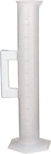 Bel-Art - 1,000 ml Polypropylene Graduated Cylinder - 10 ml Graduation, 2-17/32" Diam x 17-19/64" High - Americas Industrial Supply