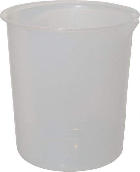 Bel-Art - 4,000 ml Polypropylene Graduated Beaker - 1,000 ml Graduation, 8-29/64" Diam x 9-5/64" High - Americas Industrial Supply