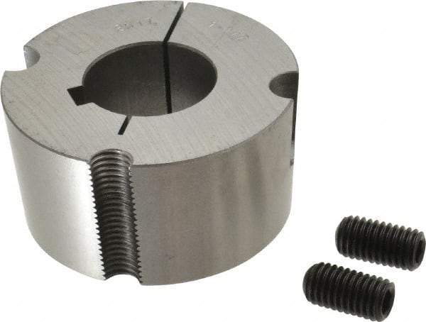 Browning - 1-1/2" Bore, 1/2 x 1 Thread, Tapered Lock Sprocket Bushing - Americas Industrial Supply