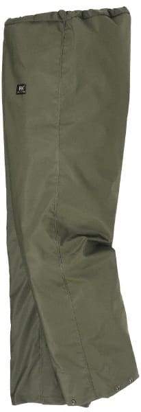 Helly Hansen - Size M, Army Green, Rain Pants - No Pockets - Americas Industrial Supply