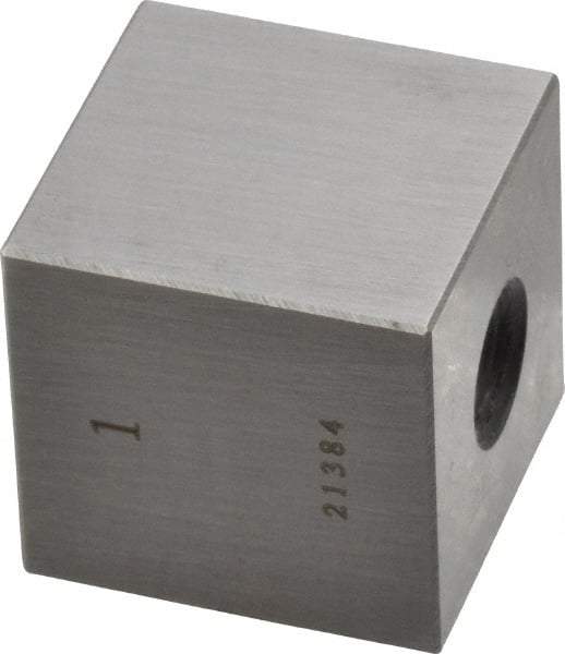 Value Collection - 1" Square Steel Gage Block - Accuracy Grade 0, Includes NIST Traceability Certification - Americas Industrial Supply