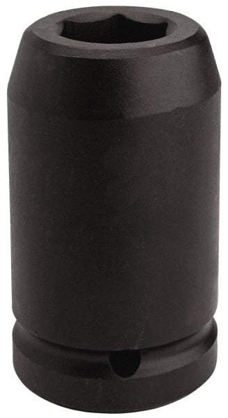 Proto - 1" Drive 2-7/16" Deep Impact Socket - 6 Points, 4-7/8" OAL - Americas Industrial Supply