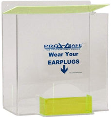 PRO-SAFE - Hinged Top & Bottom Tray Box/Tray Style Earplug Dispenser - Tabletop or Wall Mount - Americas Industrial Supply