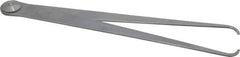 Starrett - 12 Inch Leg, Firm Joint, Steel, Polished, Inside Caliper - 16 Inch Max Measurement, 400mm Max Measurement, Flat Leg - Americas Industrial Supply