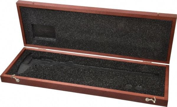 Starrett - 12" OAL, Wood Caliper Case - 1 Piece, For Use with 798 Series 0-12" (300 mm) Electronic Calipers - Americas Industrial Supply