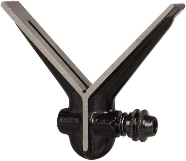 Starrett - 6 Inch Long Blade, Center Head - Smooth Black Enamel, Coated Forged and Hardened Steel - Americas Industrial Supply