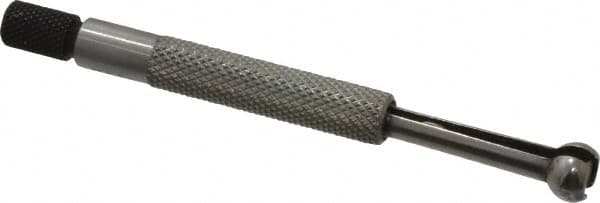 Starrett - 0.3 to 0.4 Inch Measurement, Small Hole Gage - 3-3/8 Inch Overall Length, Full Ball - Americas Industrial Supply