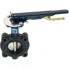 NIBCO - 2-1/2" Pipe, Lug Butterfly Valve - Lever Handle, Ductile Iron Body, EPDM Seat, 250 WOG, Ductile Iron Disc, Stainless Steel Stem - Americas Industrial Supply