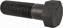 Value Collection - 2 - 4-1/2 UNC, 7" Length Under Head Hex Head Cap Screw - Partially Threaded, Grade 8 Alloy Steel, Uncoated, 3" Hex - Americas Industrial Supply