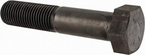 Value Collection - 2 - 4-1/2 UNC, 10" Length Under Head Hex Head Cap Screw - Partially Threaded, Grade 8 Alloy Steel, Uncoated, 3" Hex - Americas Industrial Supply