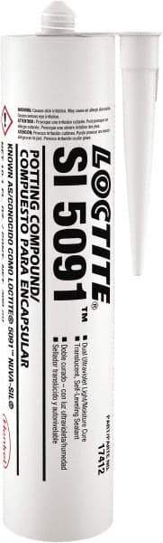 Loctite - 10.1 oz Cartridge Silicone - 0.33 min Working Time - Americas Industrial Supply