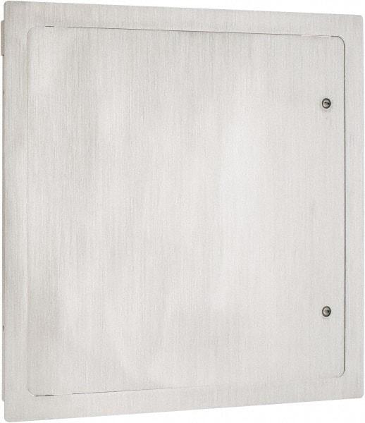 Karp - 17-1/2" Wide x 17-1/2" High, Stainless Steel Universal Access Door - 16" Opening Width, 16" Opening Height - Americas Industrial Supply