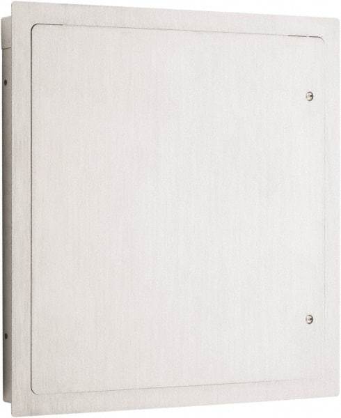 Karp - 19-1/2" Wide x 19-1/2" High, Stainless Steel Universal Access Door - 18" Opening Width, 18" Opening Height - Americas Industrial Supply