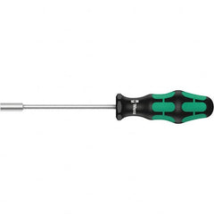 Wera - 3mm Solid Shaft Nutdriver - Cushion Grip Handle, 223mm OAL - Americas Industrial Supply