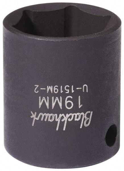 Blackhawk by Proto - 1/2" Drive 26mm Standard Impact Socket - 6 Points, 3-7/8" OAL - Americas Industrial Supply