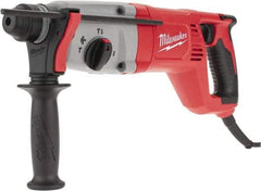 Milwaukee Tool - 120 Volt 1" SDS Plus Chuck Electric Rotary Hammer - 0 to 5,625 BPM, 0 to 1,500 RPM - Americas Industrial Supply