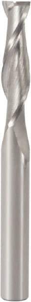 Seco - 10mm, 40mm LOC, 10mm Shank Diam, 100mm OAL, 2 Flute, Solid Carbide Square End Mill - Single End, Uncoated, Spiral Flute, 30° Helix, Centercutting, Right Hand Cut, Right Hand Flute, Series J93 - Americas Industrial Supply
