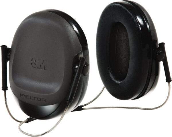 3M - Behind the Neck Black Earmuffs - 17 NRR Rating - Americas Industrial Supply