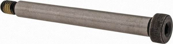 Value Collection - 3/8" Shoulder Diam x 3-1/4" Shoulder Length, 5/16-18 UNC, Hex Socket Shoulder Screw - 4140 Alloy Steel with Nylon Locking Patch, 1/4" Head Height x 9/16" Head Diam - Americas Industrial Supply