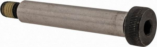Value Collection - 1/2" Shoulder Diam x 2-3/4" Shoulder Length, 3/8-16 UNC, Hex Socket Shoulder Screw - 4140 Alloy Steel with Nylon Locking Patch, 5/16" Head Height x 3/4" Head Diam - Americas Industrial Supply