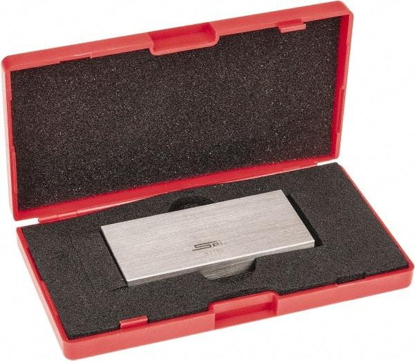 SPI - 3" Rectangular Steel Gage Block - Accuracy Grade AS-1, Includes NIST Traceability Certification - Americas Industrial Supply