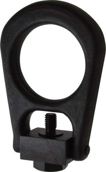 Jergens - 2,500 Lb Load Capacity Forged Center Pull Hoist Ring - 28 Ft/Lb Torque, 1/2 - 13 Thread, Alloy Steel - Americas Industrial Supply