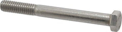 Value Collection - 3/8-16 UNC, 3-1/2" Length Under Head Hex Head Cap Screw - Grade 18-8 Stainless Steel, 9/16" Hex - Americas Industrial Supply
