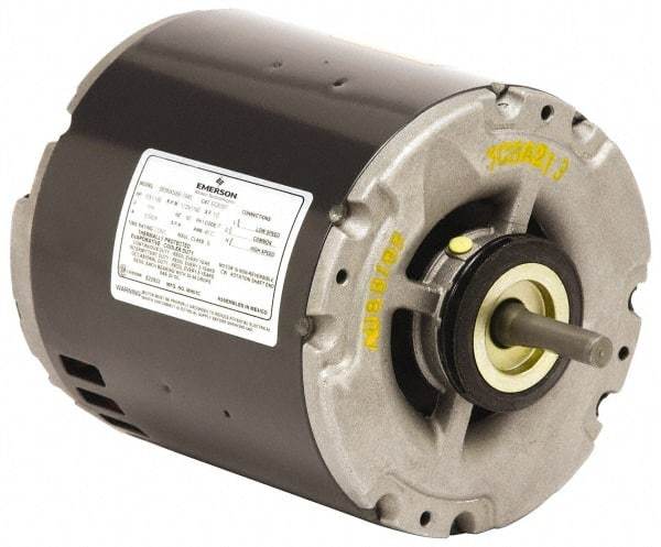 US Motors - 1/2 hp, ODP Enclosure, Auto Thermal Protection, 1,725 RPM, 115 Volt, 60 Hz, Industrial Electric AC/DC Motor - Size 56 Frame, Hub Mount, 1 Speed, Sleeve Bearings, 8.4 Full Load Amps, B Class Insulation, CW Shaft End - Americas Industrial Supply