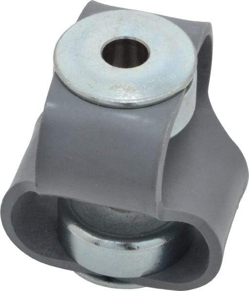 Huco - 5/16" Max Bore Diam, Flexible Flex P Double Loop Coupling - 48mm OD, Polyurethane - Americas Industrial Supply